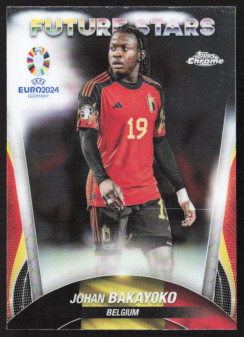 Johan Bakayoko, Kartička, Topps Chrome UEFA Euro 2024, BASE