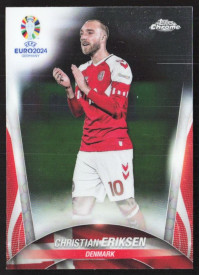 Christian Eriksen, Kartička, Topps Chrome UEFA Euro 2024, BASE