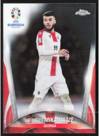 Georges Mikautadze, Kartička, Topps Chrome UEFA Euro 2024, BASE