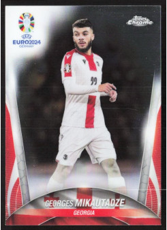 Georges Mikautadze, Kartička, Topps Chrome UEFA Euro 2024, BASE