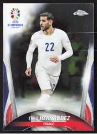 Theo Hernandez, Kartička, Topps Chrome UEFA Euro 2024, BASE