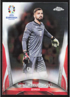 Giorgi Mamardashvili, Kartička, Topps Chrome UEFA Euro 2024, BASE
