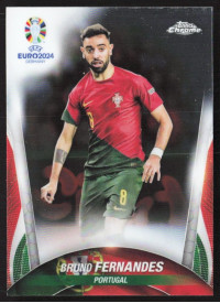 Bruno Fernandes, Kartička, Topps Chrome UEFA Euro 2024, BASE