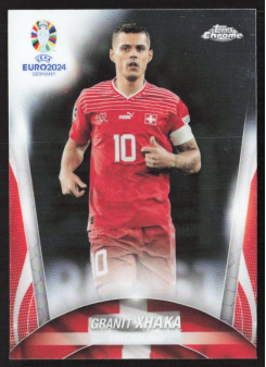 Granit Xhaka, Kartička, Topps Chrome UEFA Euro 2024, BASE