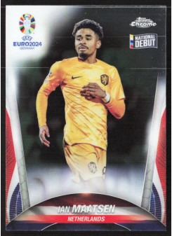 Ian Maatsen, Kartička, Topps Chrome UEFA Euro 2024, BASE