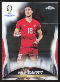 Dusan Vlahoviс, Kartička, Topps Chrome UEFA Euro 2024, BASE