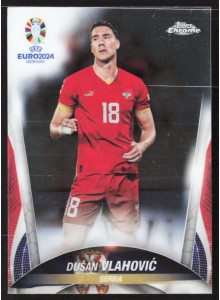 Dusan Vlahoviс, Kartička, Topps Chrome UEFA Euro 2024, BASE