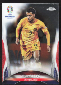 Cody Gakpo, Kartička, Topps Chrome UEFA Euro 2024, BASE