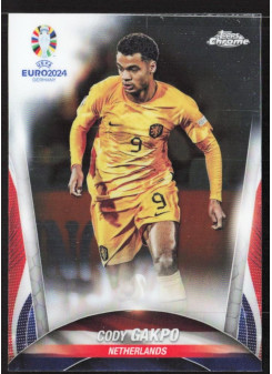 Cody Gakpo, Kartička, Topps Chrome UEFA Euro 2024, BASE