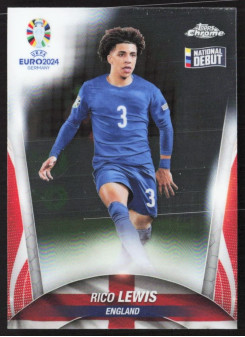 Rico Lewis, Kartička, Topps Chrome UEFA Euro 2024, BASE
