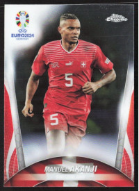 Manuel Akanji, Kartička, Topps Chrome UEFA Euro 2024, BASE