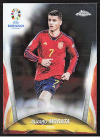 Alvaro Morata, Kartička, Topps Chrome UEFA Euro 2024, BASE