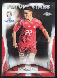 Fabian Rieder, Kartička, Topps Chrome UEFA Euro 2024, BASE