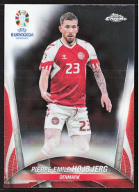 Pierre-Emile Hojbjerg, Kartička, Topps Chrome UEFA Euro 2024, BASE
