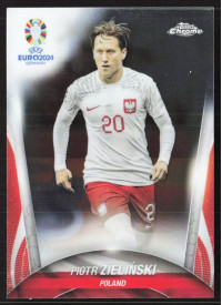 Piotr Zielinski, Kartička, Topps Chrome UEFA Euro 2024, BASE
