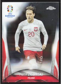 Piotr Zielinski, Kartička, Topps Chrome UEFA Euro 2024, BASE