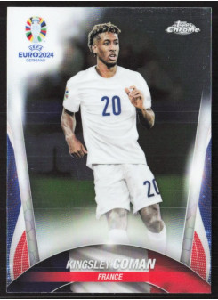 Kingsley Coman, Kartička, Topps Chrome UEFA Euro 2024, BASE