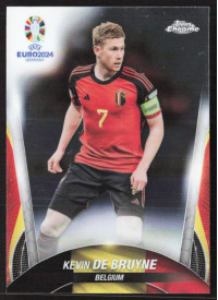 Kevin De Bruyne, Kartička, Topps Chrome UEFA Euro 2024, BASE