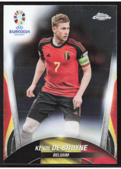 Kevin De Bruyne, Kartička, Topps Chrome UEFA Euro 2024, BASE