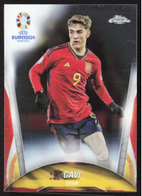 Gavi, Kartička, Topps Chrome UEFA Euro 2024, BASE