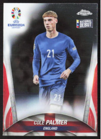 Cole Palmer, Kartička, Topps Chrome UEFA Euro 2024, BASE