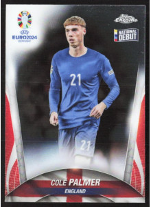 Cole Palmer, Kartička, Topps Chrome UEFA Euro 2024, BASE