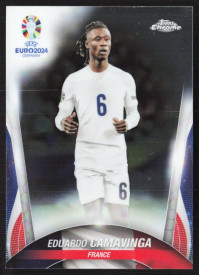Eduardo Camavinga, Kartička, Topps Chrome UEFA Euro 2024, BASE