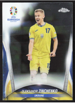 Oleksandr Zinchenko, Kartička, Topps Chrome UEFA Euro 2024, BASE
