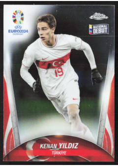 Kenan Yildiz, Kartička, Topps Chrome UEFA Euro 2024, BASE