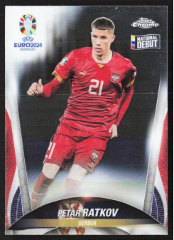 Petar Ratkov, Kartička, Topps Chrome UEFA Euro 2024, BASE