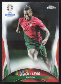 Rafael Leao, Kartička, Topps Chrome UEFA Euro 2024, BASE