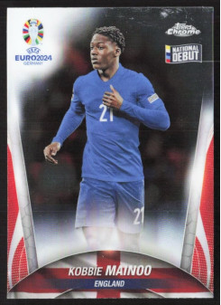 Kobbie Mainoo, Kartička, Topps Chrome UEFA Euro 2024, BASE