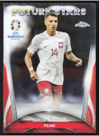 Jakub Kiwior, Kartička, Topps Chrome UEFA Euro 2024, BASE