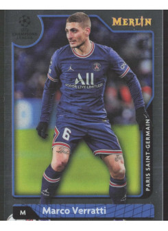 Marco Verratti, Card, Topps Merlin Chrome UEFA Club Competitions 2021-2022, BASE