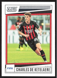 Charles De Ketelaere, Kartička, Panini Score FIFA Soccer 2022-23, BASE