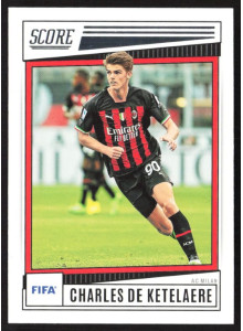 Charles De Ketelaere, Kartička, Panini Score FIFA Soccer 2022-23, BASE