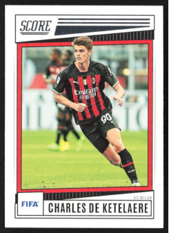 Charles De Ketelaere, Kartička, Panini Score FIFA Soccer 2022-23, BASE