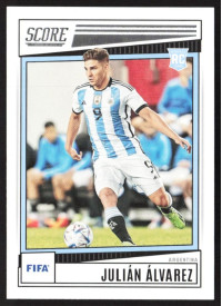 Julian Alvarez, Kartička, Panini Score FIFA Soccer 2022-23, BASE