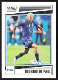 Rodrigo De Paul, Kartička, Panini Score FIFA Soccer 2022-23, BASE