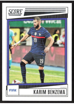 Karim Benzema, Kartička, Panini Score FIFA Soccer 2022-23, BASE