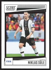 Niklas Sule, Kartička, Panini Score FIFA Soccer 2022-23, BASE
