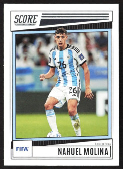 Nahuel Molina, Kartička, Panini Score FIFA Soccer 2022-23, BASE