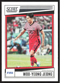 Woo-yeong Jeong, Kartička, Panini Score FIFA Soccer 2022-23, BASE