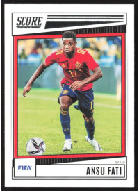 Ansu Fati, Kartička, Panini Score FIFA Soccer 2022-23, BASE