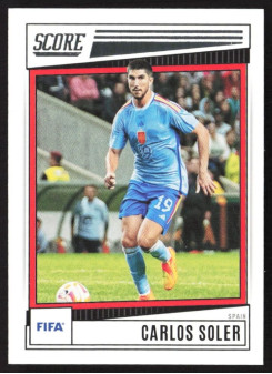Carlos Soler, Kartička, Panini Score FIFA Soccer 2022-23, BASE