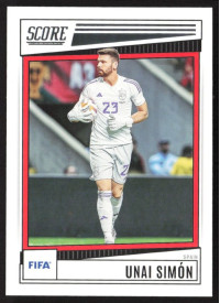 Unai Simon, Kartička, Panini Score FIFA Soccer 2022-23, BASE
