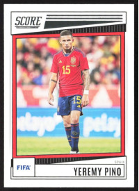 Yeremy Pino, Kartička, Panini Score FIFA Soccer 2022-23, BASE