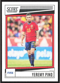 Yeremy Pino, Kartička, Panini Score FIFA Soccer 2022-23, BASE