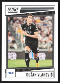 Dusan Vlahovic, Kartička, Panini Score FIFA Soccer 2022-23, BASE