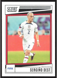 Sergino Dest, Kartička, Panini Score FIFA Soccer 2022-23, BASE